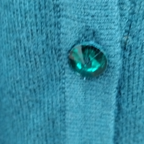 NY & C Jeweled-Button Chelsea Crewneck Cardigan Size: XL NEW WITH TAGS - Picture 3 of 6